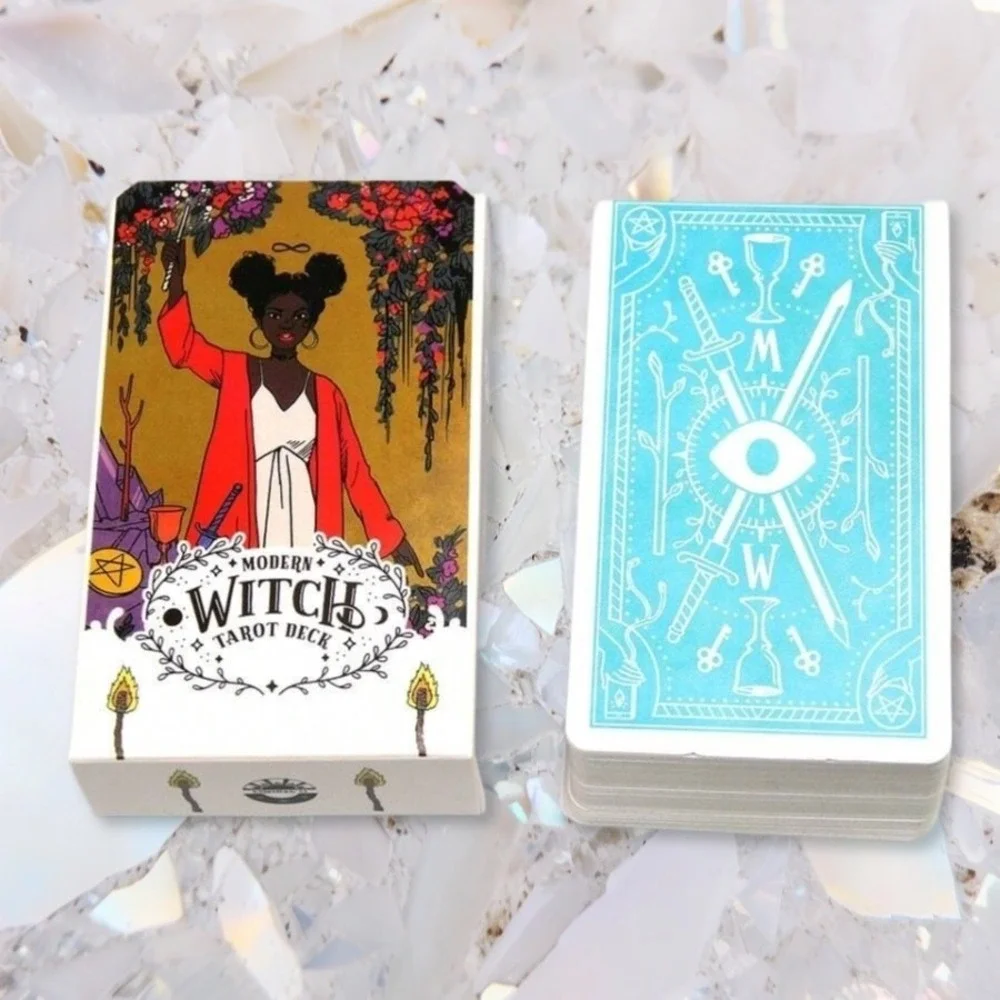 New Modern Witch Tarot Cards‎ Deck Oracle Witch Wicca Zodiac Romantic Love